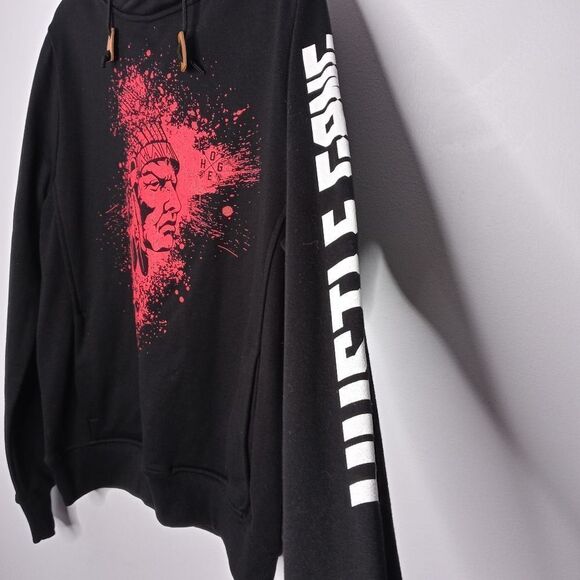 Hustle Gang black hoodie size medium - Picture 3 of 6